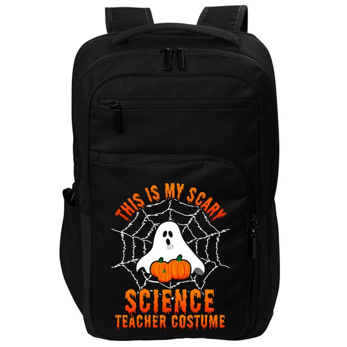 This Is My Scary Science Teacher Costume Halloween Gift Impact Tech Backpack