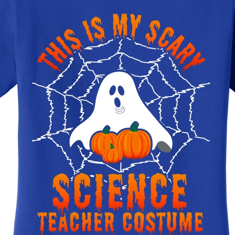 This Is My Scary Science Teacher Costume Halloween Gift Women's T-Shirt