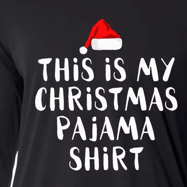 This Is My Christmas Pajama Funny Cooling Performance Long Sleeve Crew