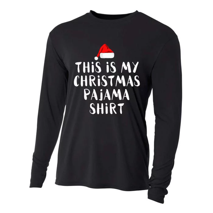 This Is My Christmas Pajama Funny Cooling Performance Long Sleeve Crew