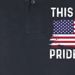 This Is My Pride Flag Usa American Softstyle Adult Sport Polo