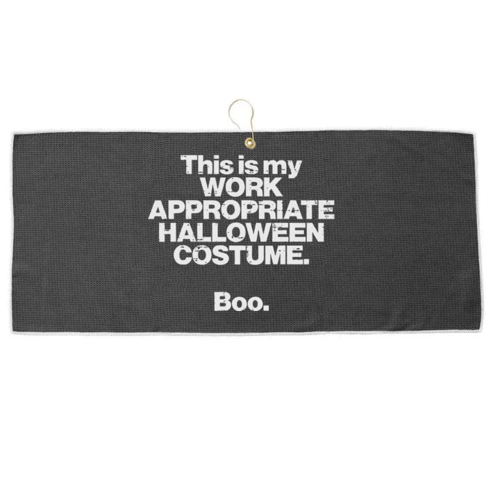 This Is My Work Appropriate Halloween Costume Boo Funny Large Microfiber Waffle Golf Towel