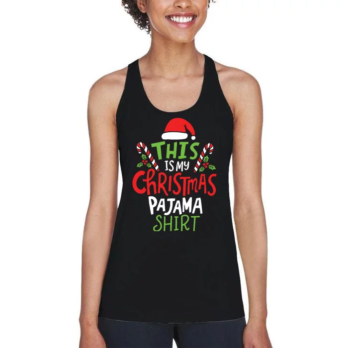 This Is My Christmas Pajama Women's Racerback Tank