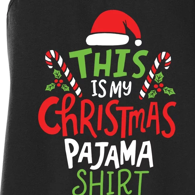 This Is My Christmas Pajama Women's Racerback Tank