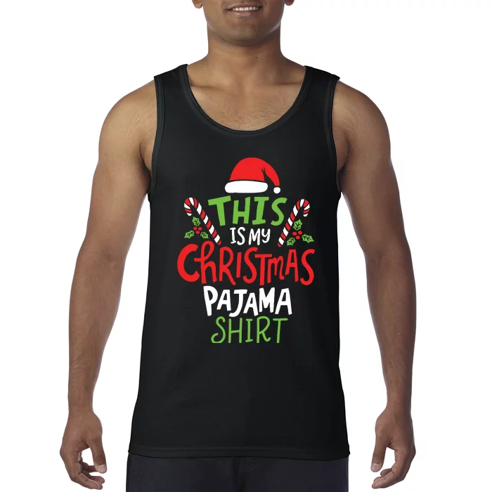 This Is My Christmas Pajama Tank Top