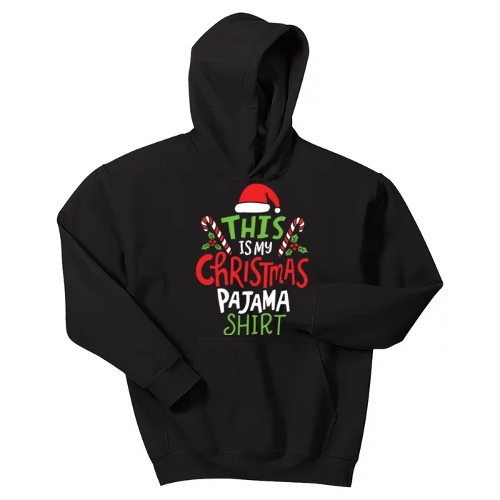 This Is My Christmas Pajama Kids Hoodie