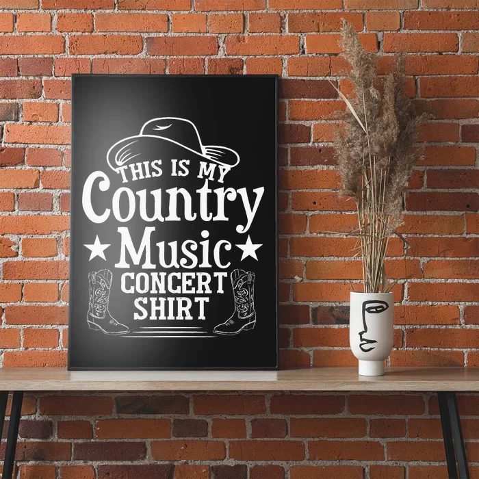 This Is My Country Music Concert Poster