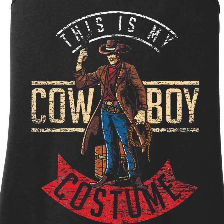 This Is My Cowboy Costume Ladies Essential Tank