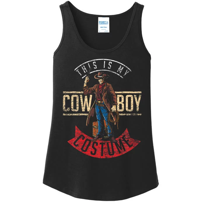 This Is My Cowboy Costume Ladies Essential Tank