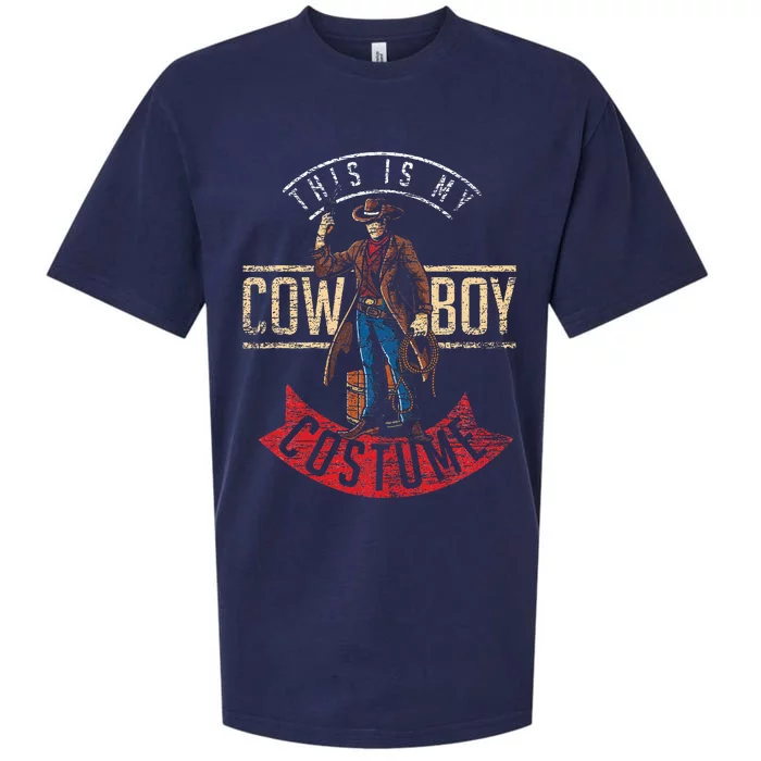 This Is My Cowboy Costume Sueded Cloud Jersey T-Shirt