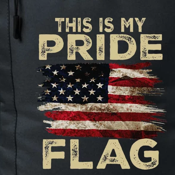 This Is My Pride Flag Usa American 4th Of July Daily Commute Backpack