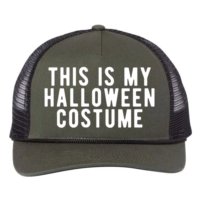 This Is My Halloween Costume Retro Rope Trucker Hat Cap