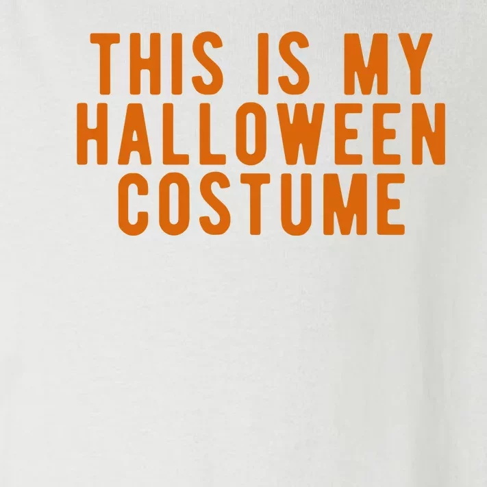 This Is My Halloween Costume Toddler Long Sleeve Shirt