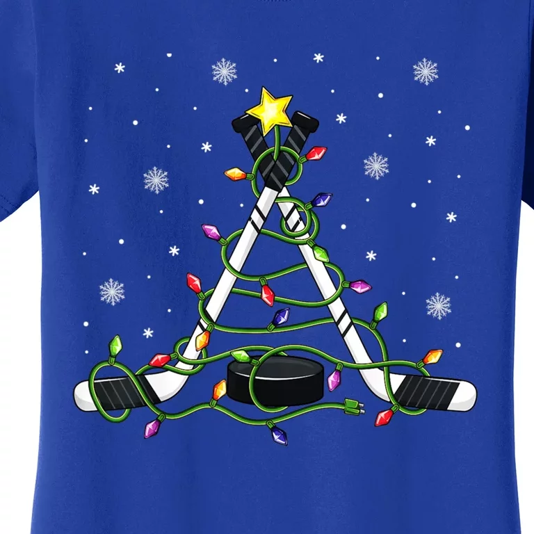 This Is My Christmas Pajama Gift Ice Hockey Xmas Boys Cool Gift Women's T-Shirt