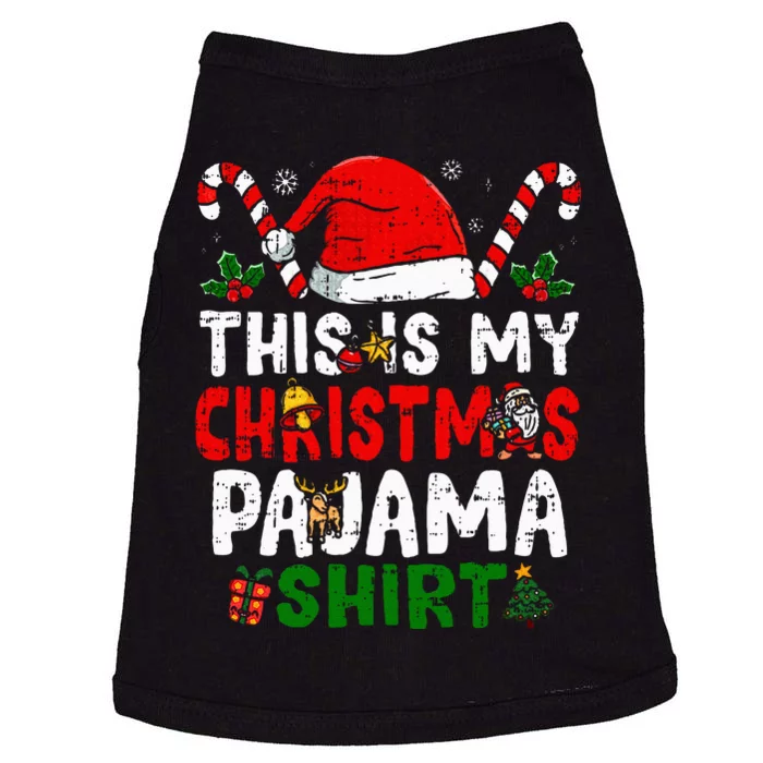 This Is My Christmas Pajama  Funny Christmas Doggie Tank