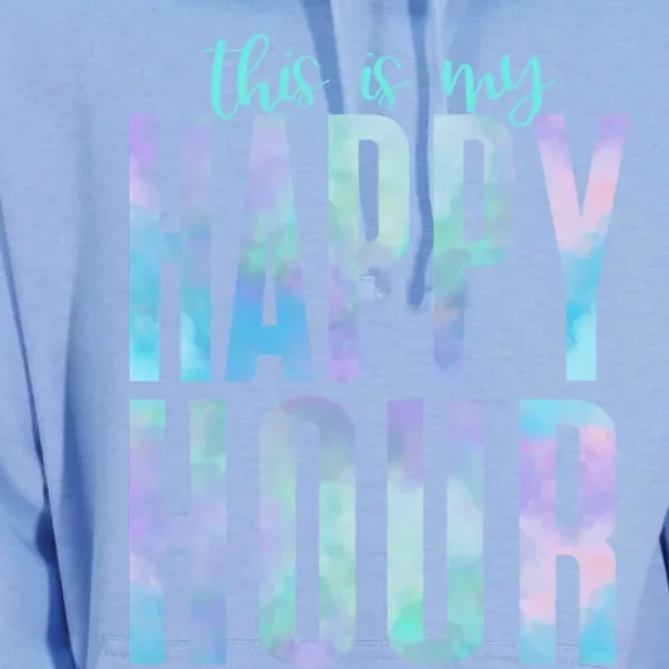 This Is My Happy Hour Tiecool Giftdye Mom Workout Gym Gift Meaningful Gift Unisex Surf Hoodie