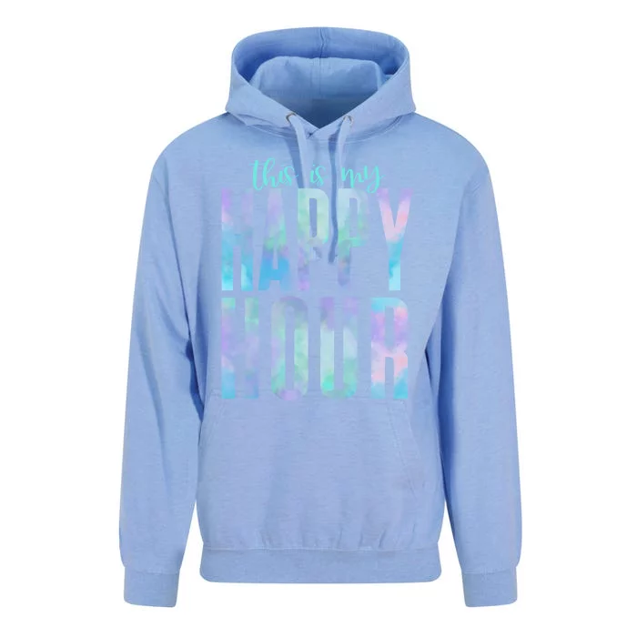 This Is My Happy Hour Tiecool Giftdye Mom Workout Gym Gift Meaningful Gift Unisex Surf Hoodie