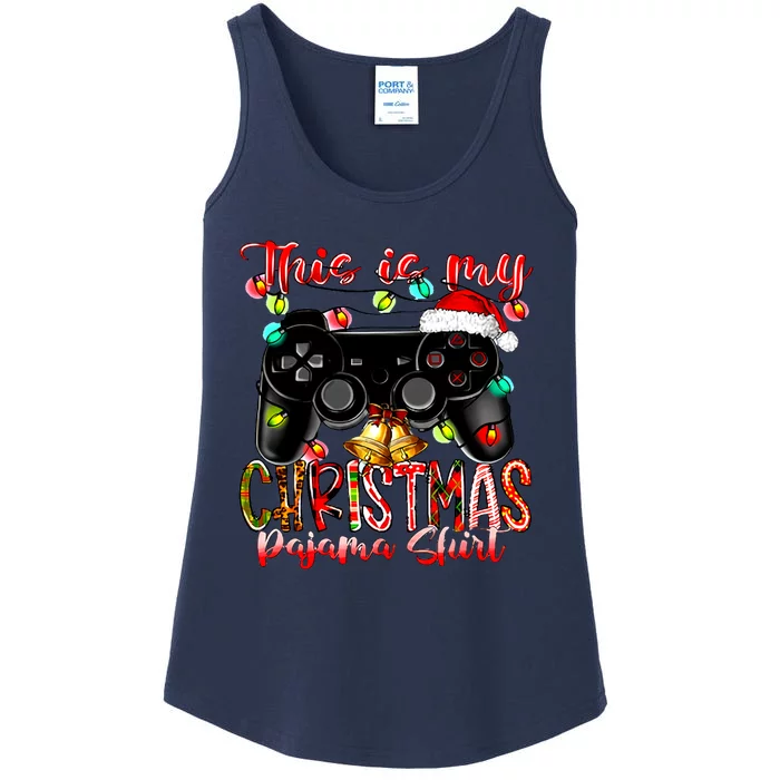 This Is My Christmas Pajama Ladies Essential Tank