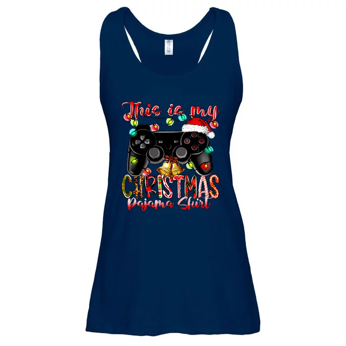 This Is My Christmas Pajama Ladies Essential Flowy Tank