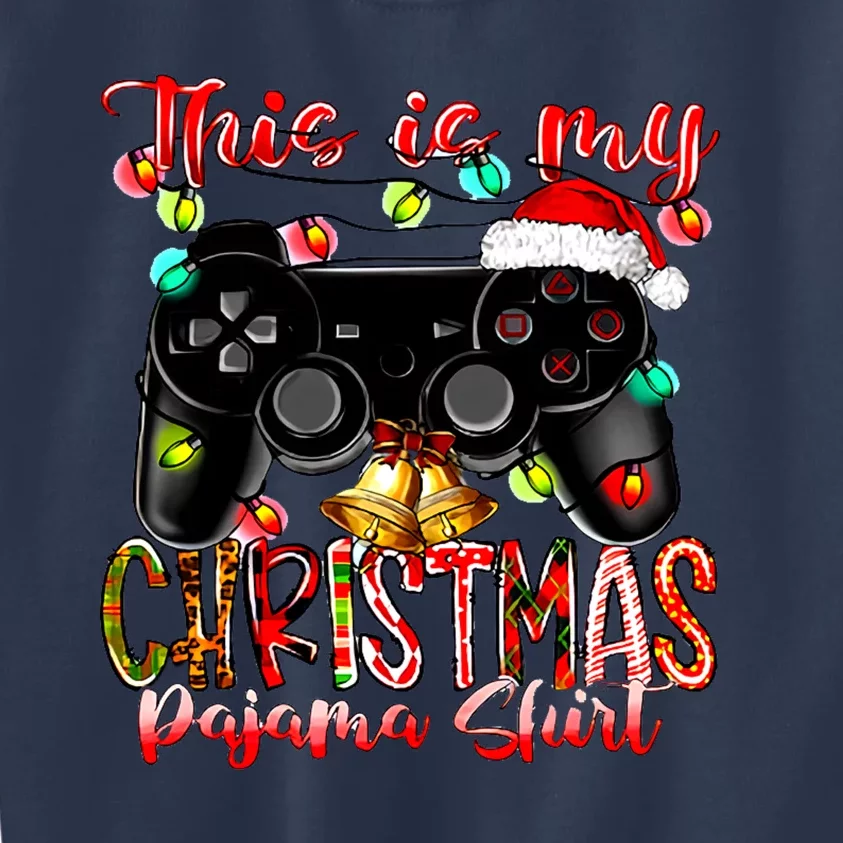 This Is My Christmas Pajama Kids Sweatshirt