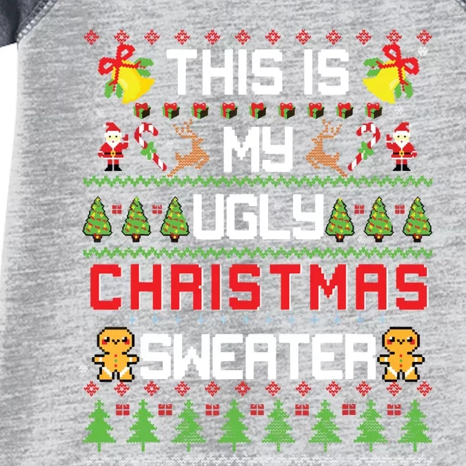 This Is My Ugly Sweater Funny Christmas Infant Baby Jersey Bodysuit