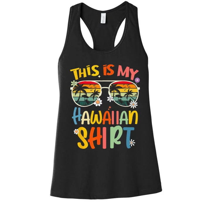 This Is My Hawaiian summer vacation Women's Racerback Tank