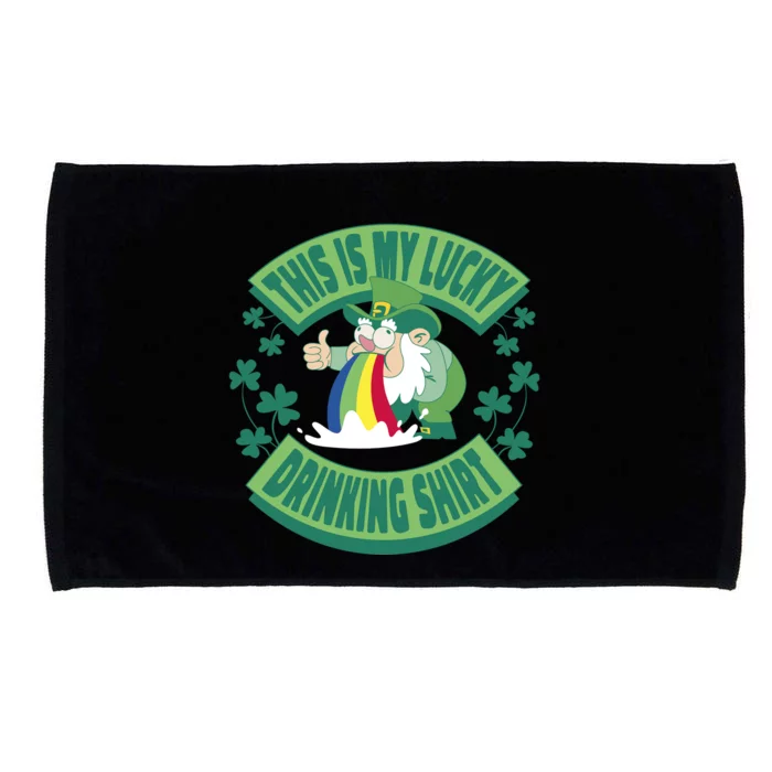 This Is My Lucky Drinking Shirt St Patricks' Day Microfiber Hand Towel