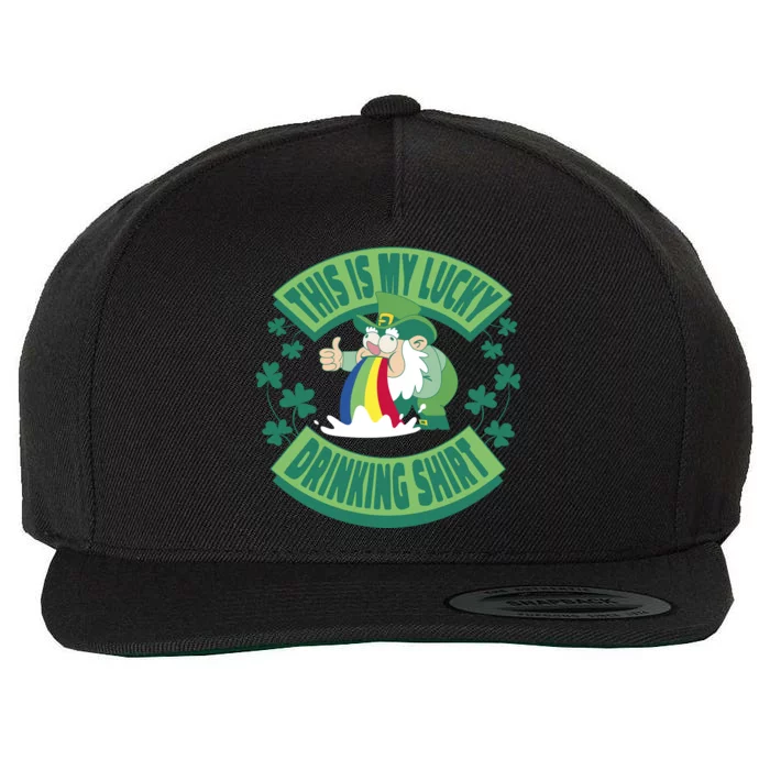 This Is My Lucky Drinking Shirt St Patricks' Day Wool Snapback Cap