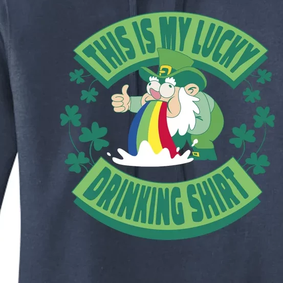 This Is My Lucky Drinking Shirt St Patricks' Day Women's Pullover Hoodie