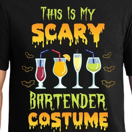 This Is My Scary Bartender Costume Halloween Bartender Cool Gift Pajama Set