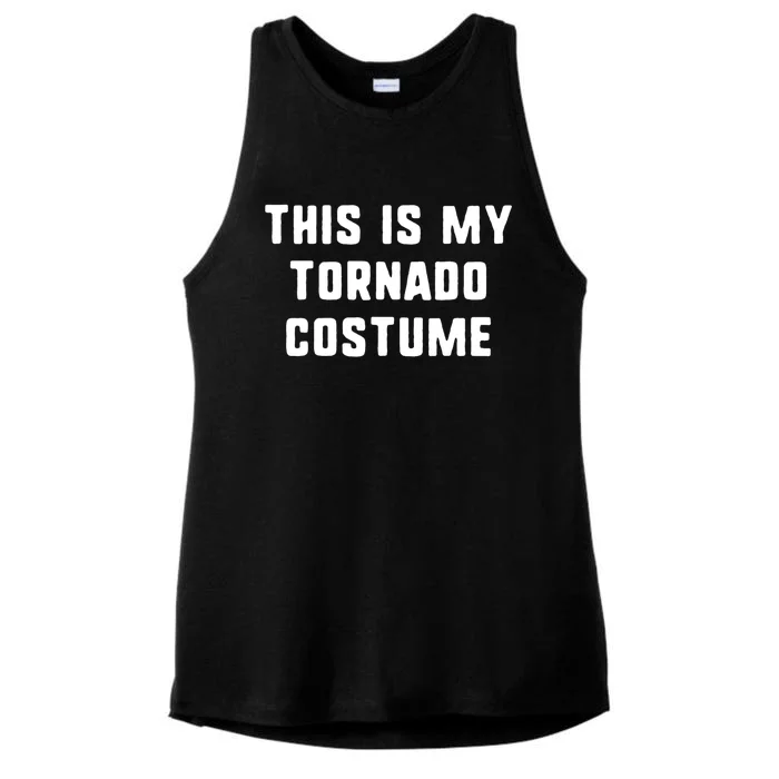 This Is My Tornado Halloween Costume Lazy Easy Last Minute Ladies Tri-Blend Wicking Tank