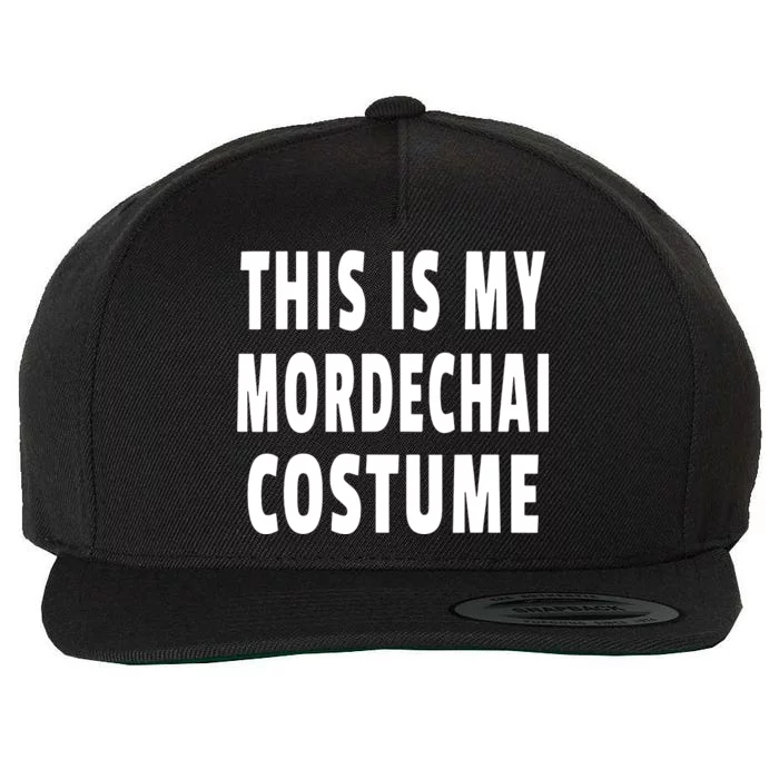 This Is My Mordechai Costume Purim Jewish Festival Jew Wool Snapback Cap