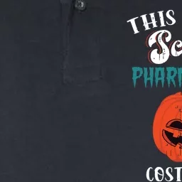 This Is My Scary Pharmacist Costume Funny Halloween Vneck Softstyle Adult Sport Polo