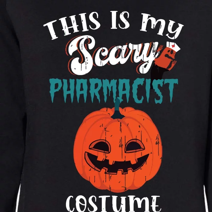 This Is My Scary Pharmacist Costume Funny Halloween Vneck Womens California Wash Sweatshirt