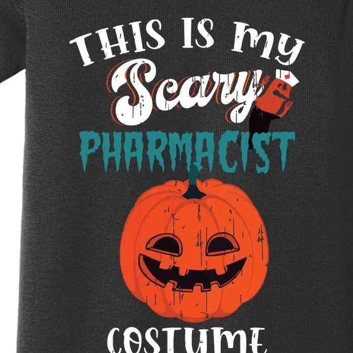 This Is My Scary Pharmacist Costume Funny Halloween Vneck Baby Bodysuit