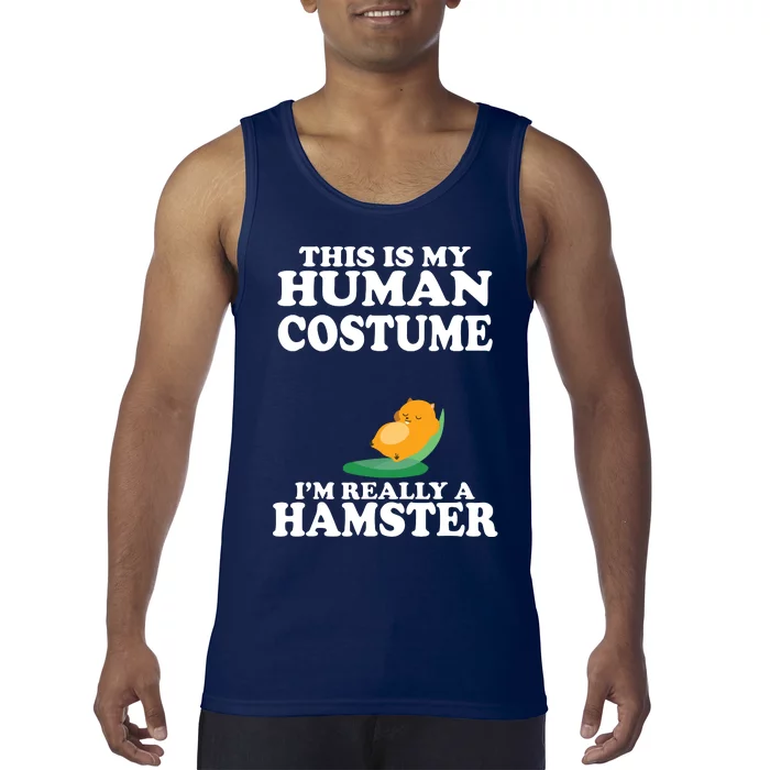 This Is My Human Costume Im Really A Hamster Shirts Tank Top