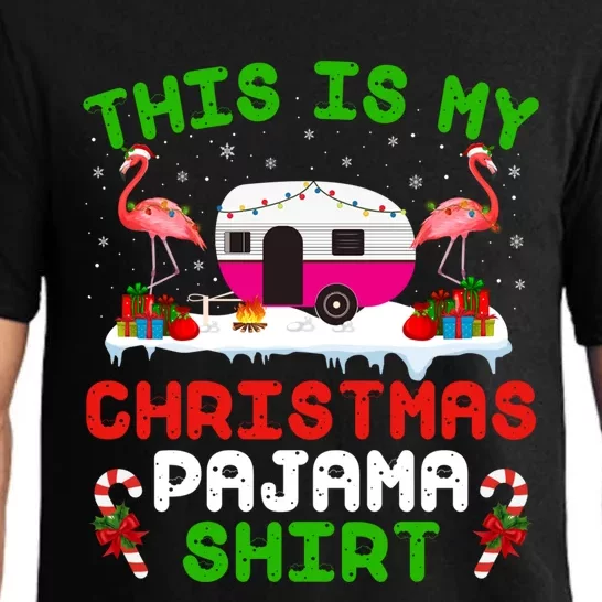 This Is My Camping Christmas Pajama Cool Gift Camper Xmas Great Gift Pajama Set