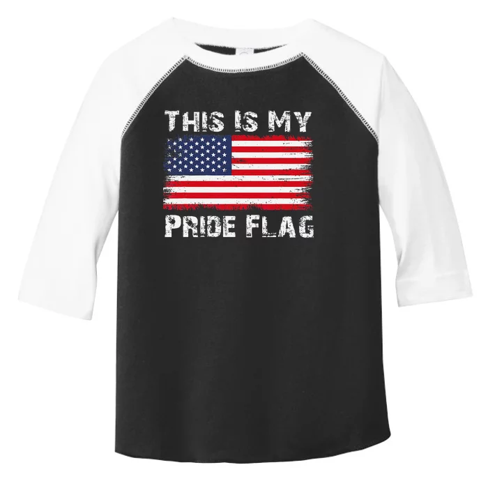 This Is My Pride Flag Toddler Fine Jersey T-Shirt