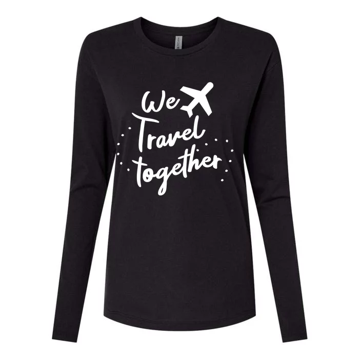 This Is My Airport Matching Family Friends Trip Vacation Gift Womens Cotton Relaxed Long Sleeve T-Shirt