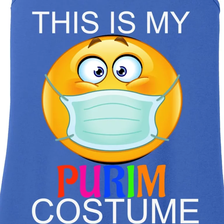 This Is My Purim Costume Funny Jewish Face Mask Gift Ladies Essential Tank