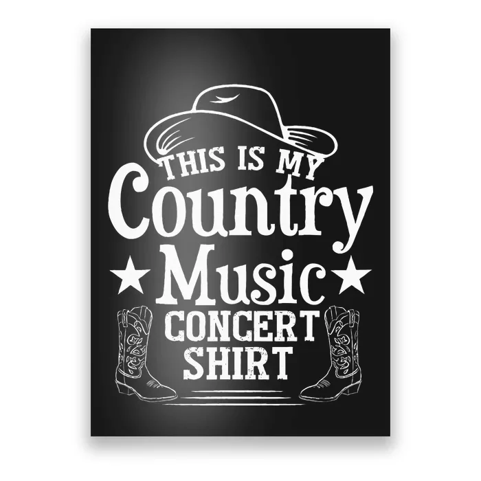 This Is My Country Music Concert Poster