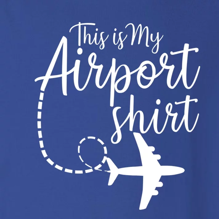 This Is My Airport Airplane Mode Traveling Vacation Gift Toddler Long Sleeve Shirt