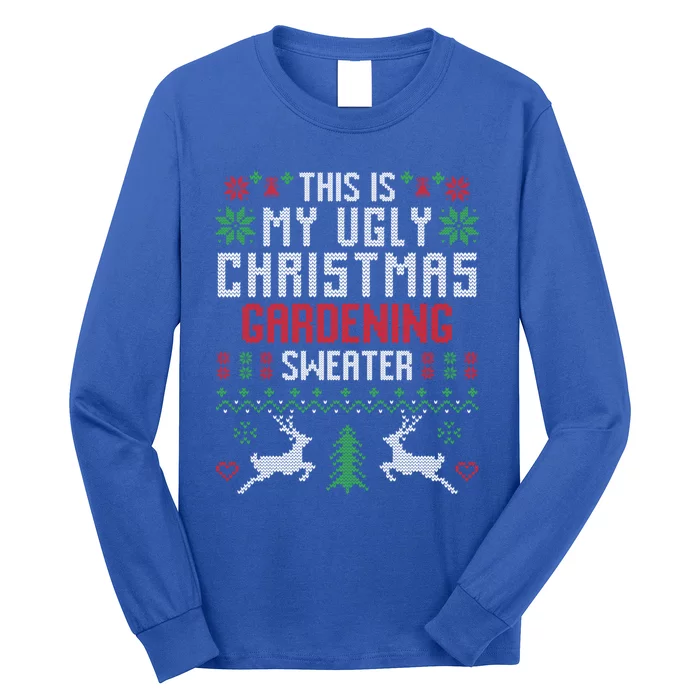 This Is My Ugly Christmas Gardening Sweater Gardener Gift Long Sleeve Shirt