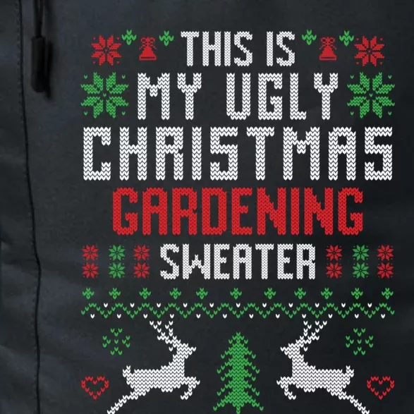 This Is My Ugly Christmas Gardening Sweater Gardener Gift Daily Commute Backpack