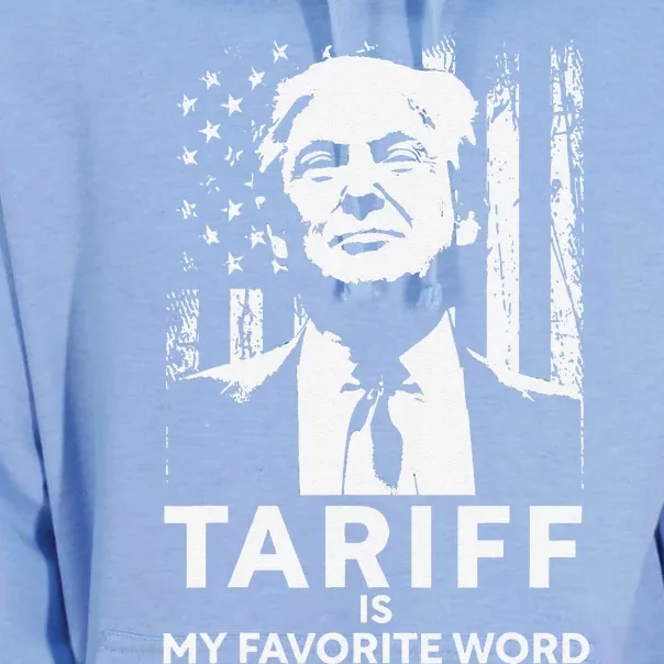 Tariff Is My Favorite Word Trump Funny Saying Unisex Surf Hoodie