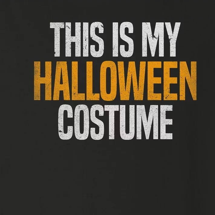 This Is My Halloween Costume Toddler Long Sleeve Shirt