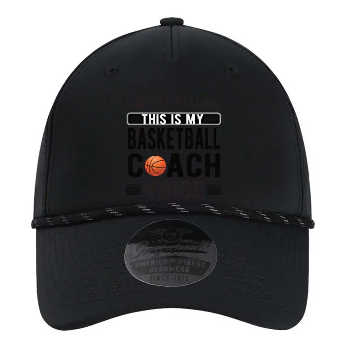 This Is My Basketball Coach Voice Basketball Coaching Gift Performance The Dyno Cap