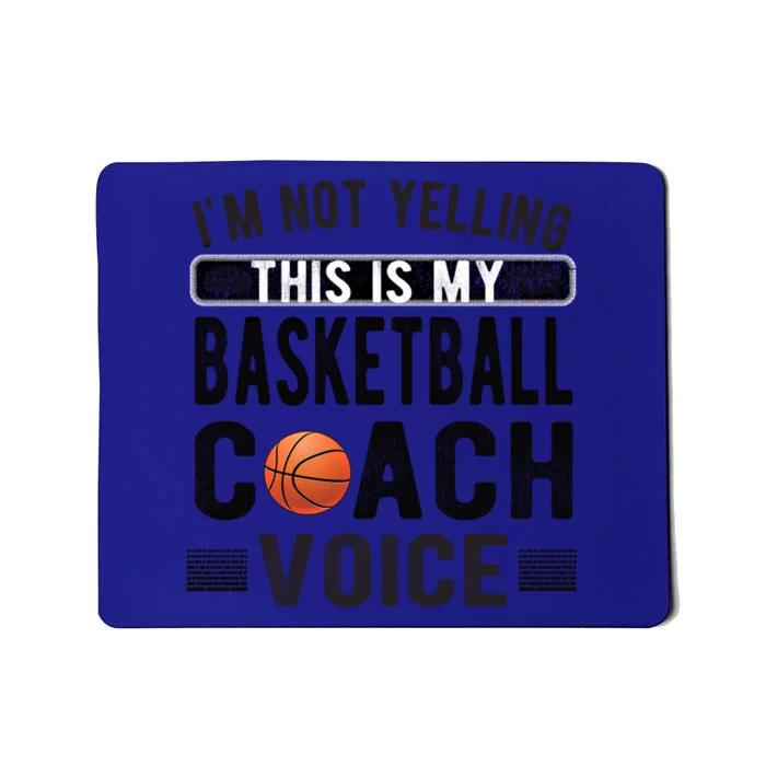 This Is My Basketball Coach Voice Basketball Coaching Gift Mousepad