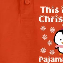 This Is My Christmas Pajama Cute Penguin Dry Zone Grid Performance Polo