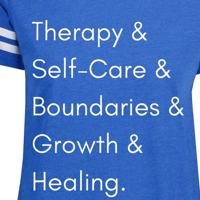 This Is My Therapy Enza Ladies Jersey Football T-Shirt